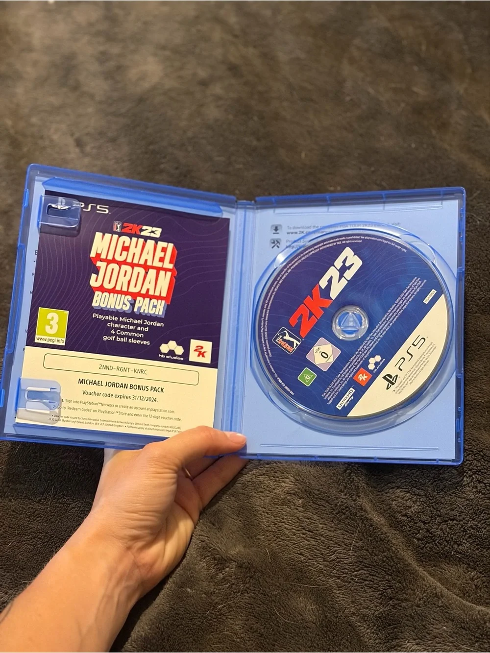 PS5 2K23 PGA Tour Video Game - Red Cover